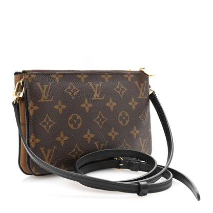 Louis Vuitton Reverse Monogram Giant Double Zip Pochette 3 of 9