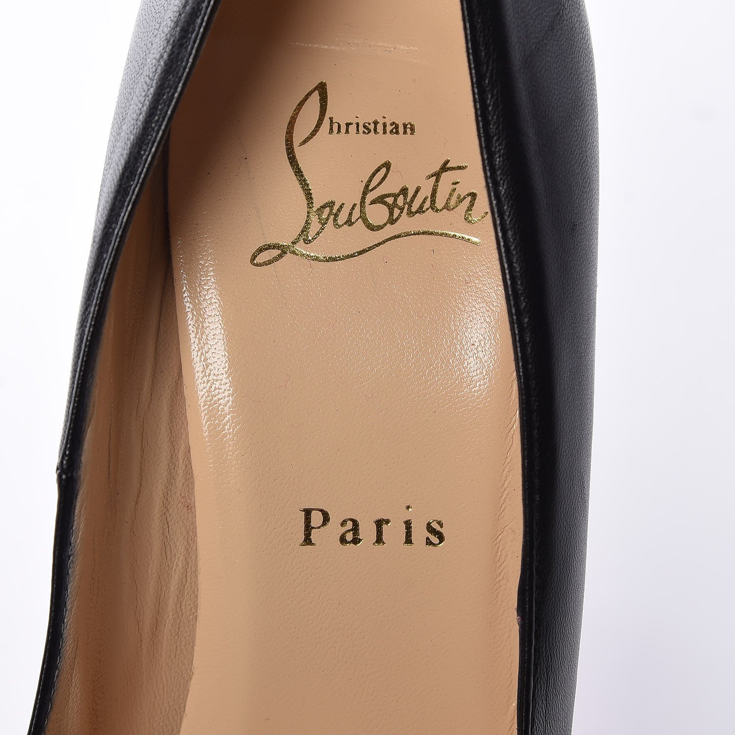 Christian Louboutin Kid Hi Elisa 100 Pumps 39 Black 6 of 12