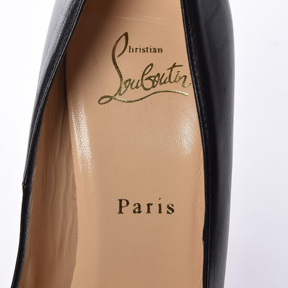 Christian Louboutin Kid Hi Elisa 100 Pumps 39 Black 6 of 12