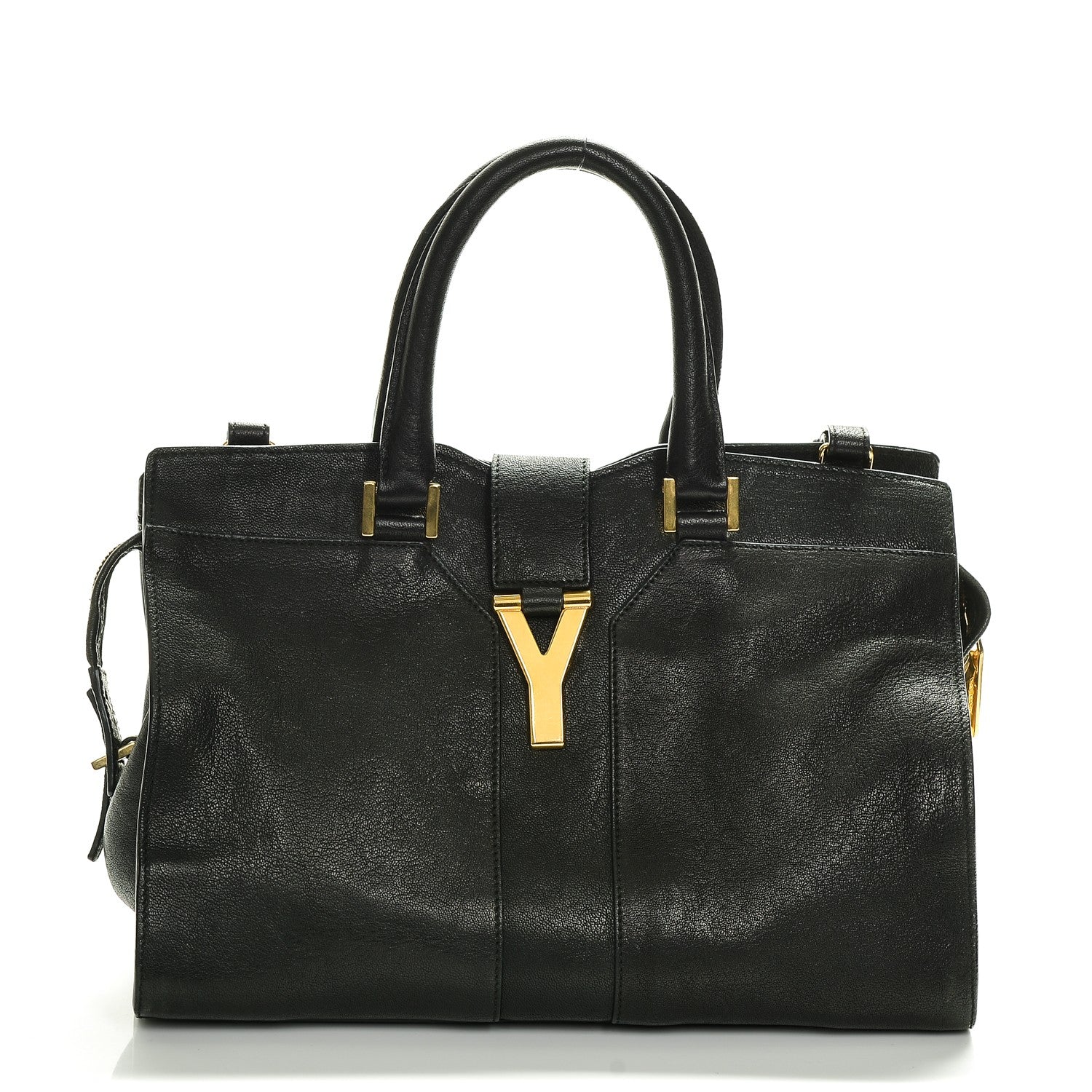 Saint Laurent Sheepskin Small Cabas ChYc Black 1 of 6