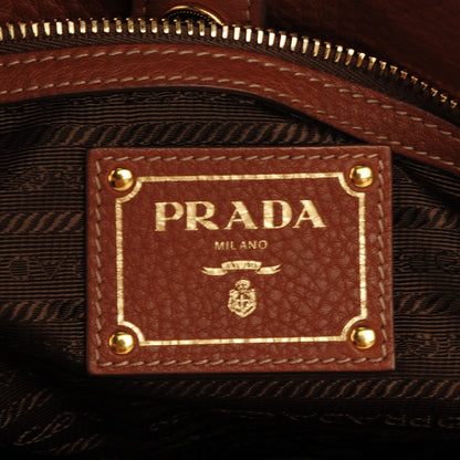 Prada Vitello Daino Tote Caramel 6 of 9
