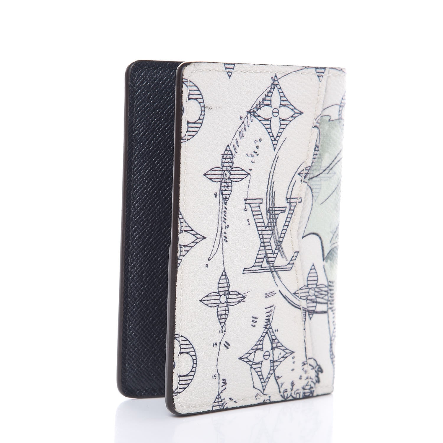 Louis Vuitton Savane Monogram Chapman Pocket Organizer White 3 of 8