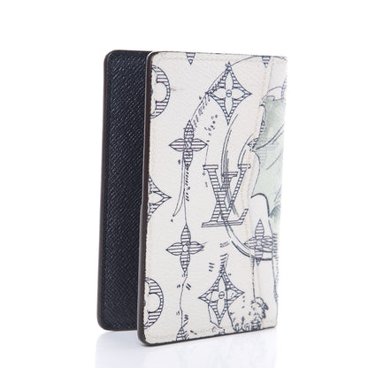 Louis Vuitton Savane Monogram Chapman Pocket Organizer White 3 of 8