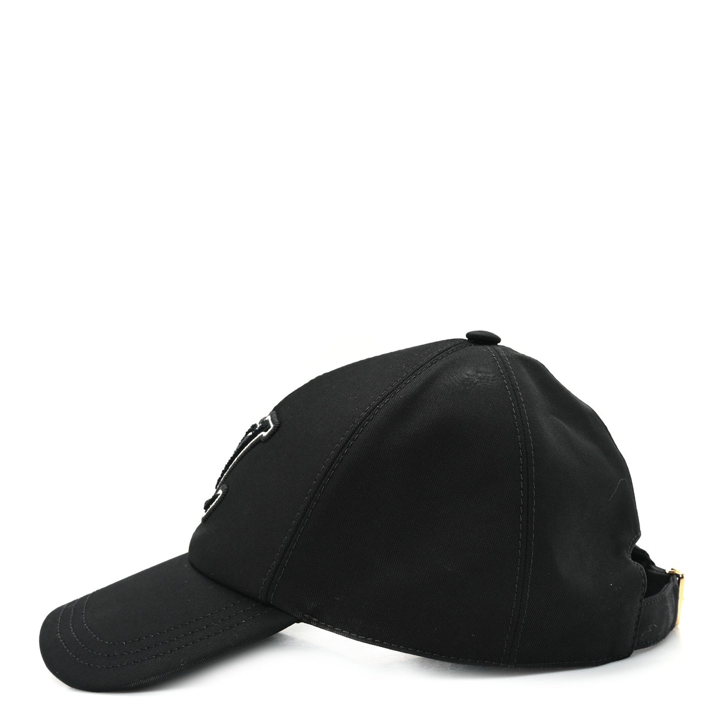 Cotton LV Signature Cap M Black