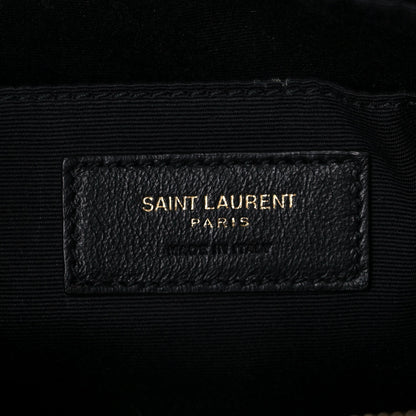 Saint Laurent Calfskin Matelasse Monogram Lou Camera Bag Dark Smog 6 of 10