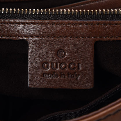 Gucci Calfskin Handmade Medium Flap Shoulder Bag Brown 7 of 8