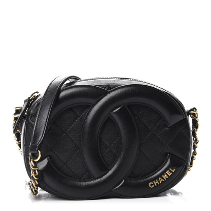 Chanel Lambskin Quilted Coco Midnight Camera Case Black 1 of 11