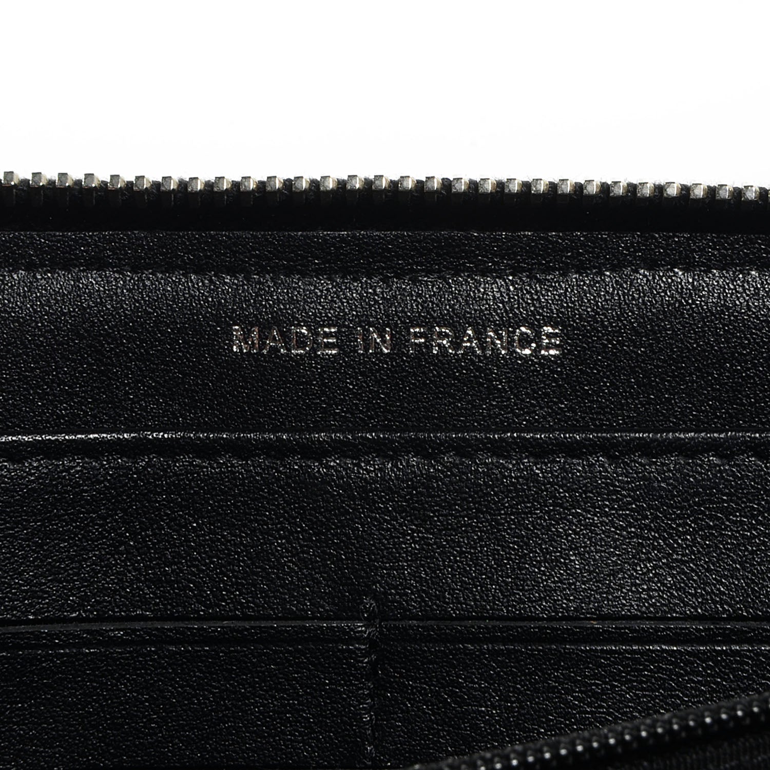 Chanel Patent Quilted Brilliant Zip Around Wallet Black 8 of 9