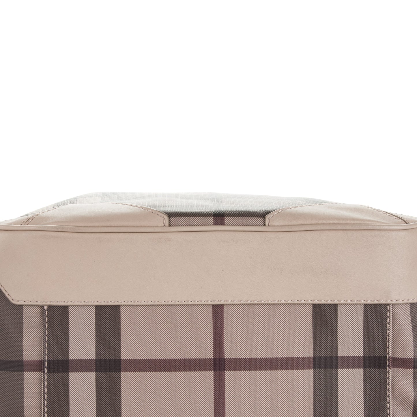 Smoked Check Tote Trench