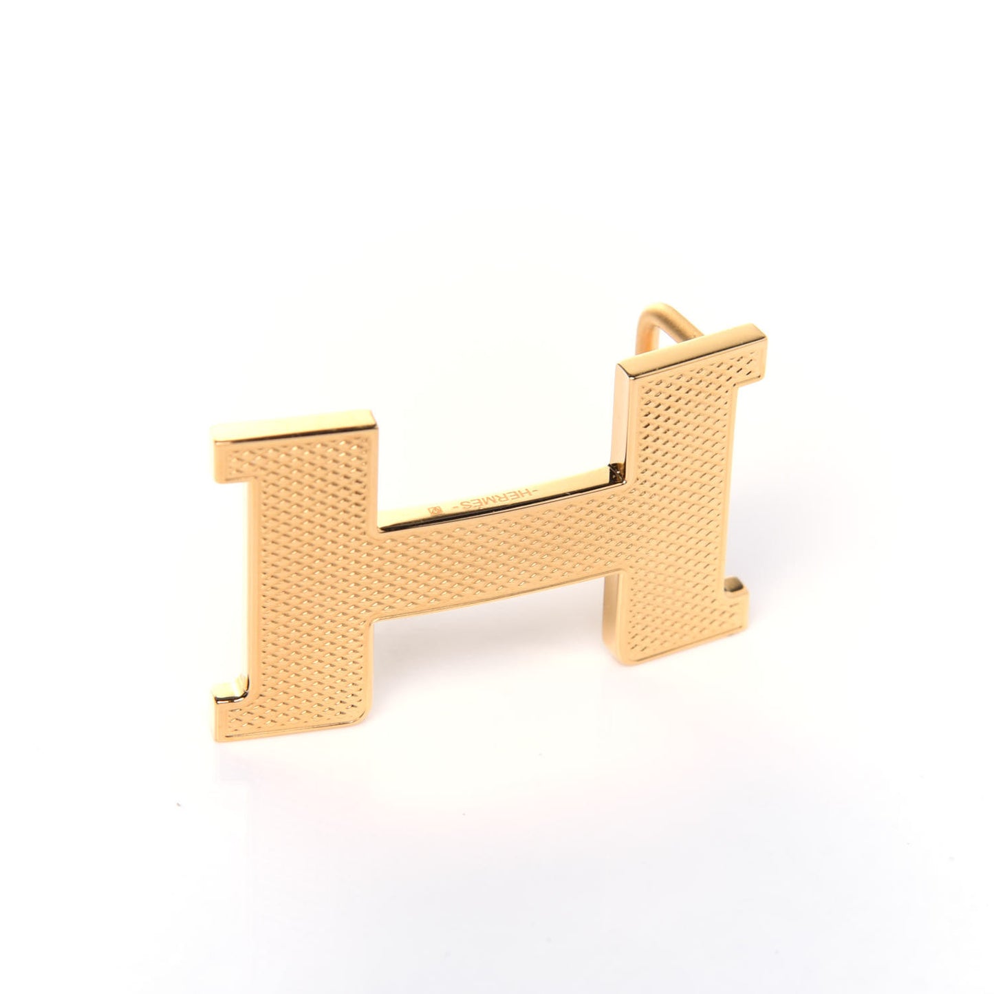 Swift Epsom 24mm Mini Constance Guilloche H Belt 90 Black Gold