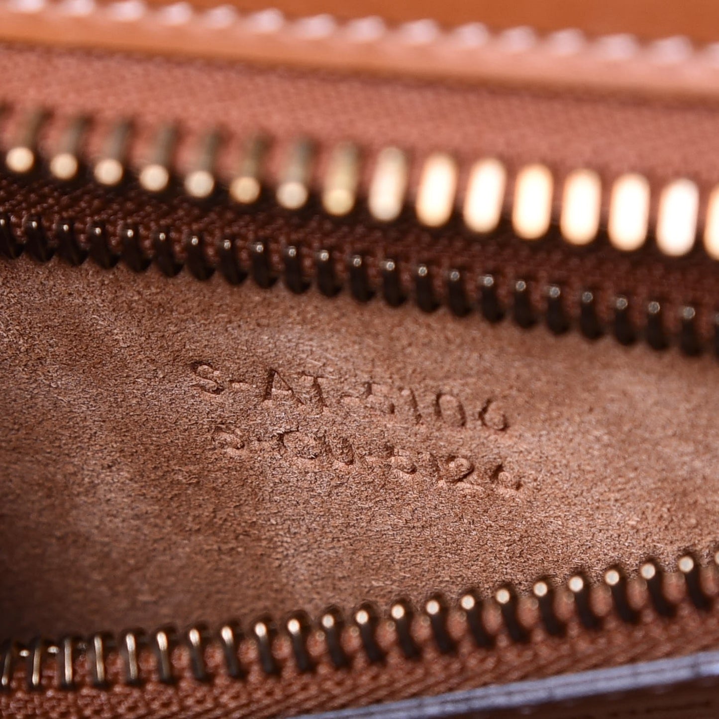 Natural Calfskin Micro Luggage Tan