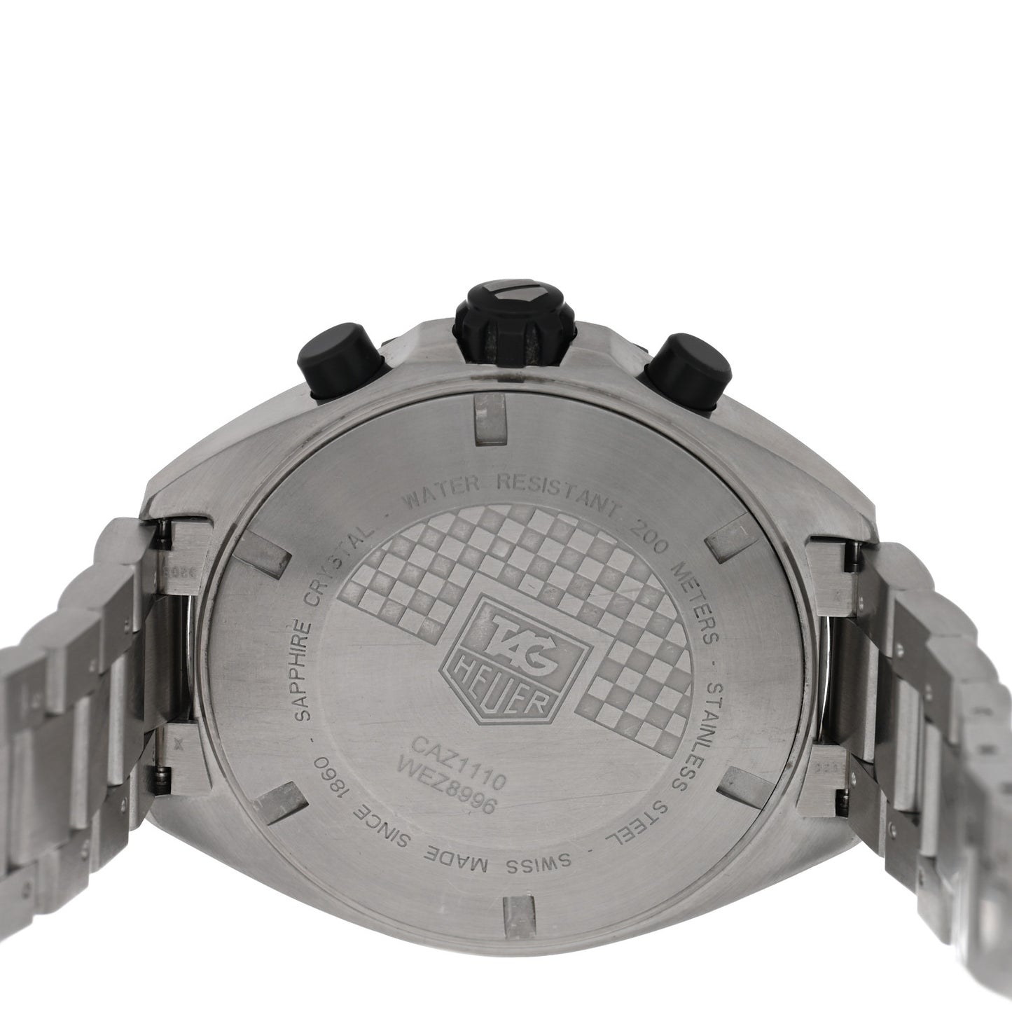 Stainless Steel 41mm Formula 1 Chronograph Quartz Watch Black CAZ1110
