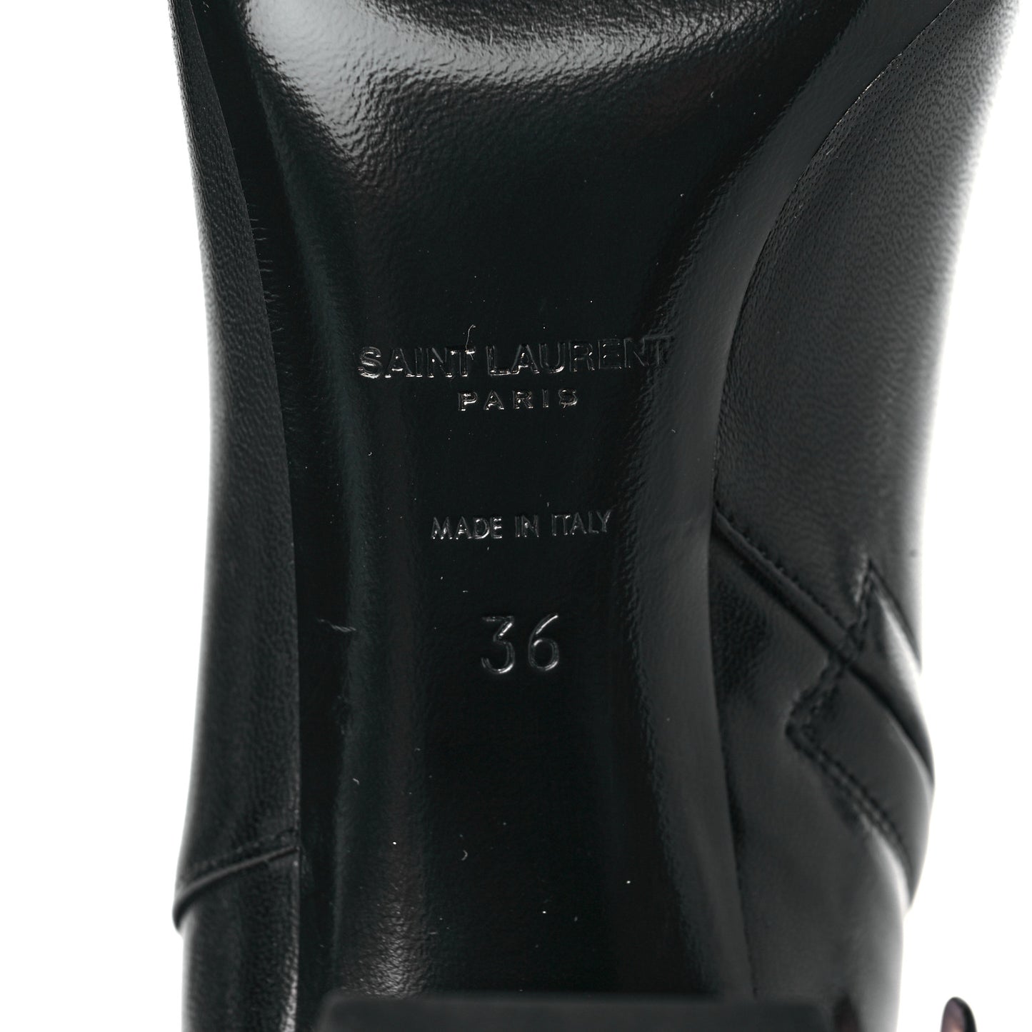 Nappa Loulou Ankle Zip Boot 36 Black