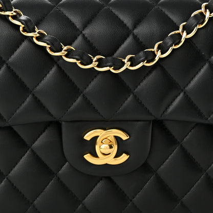 Chanel Lambskin Quilted Small Double Flap Black 8 of 10