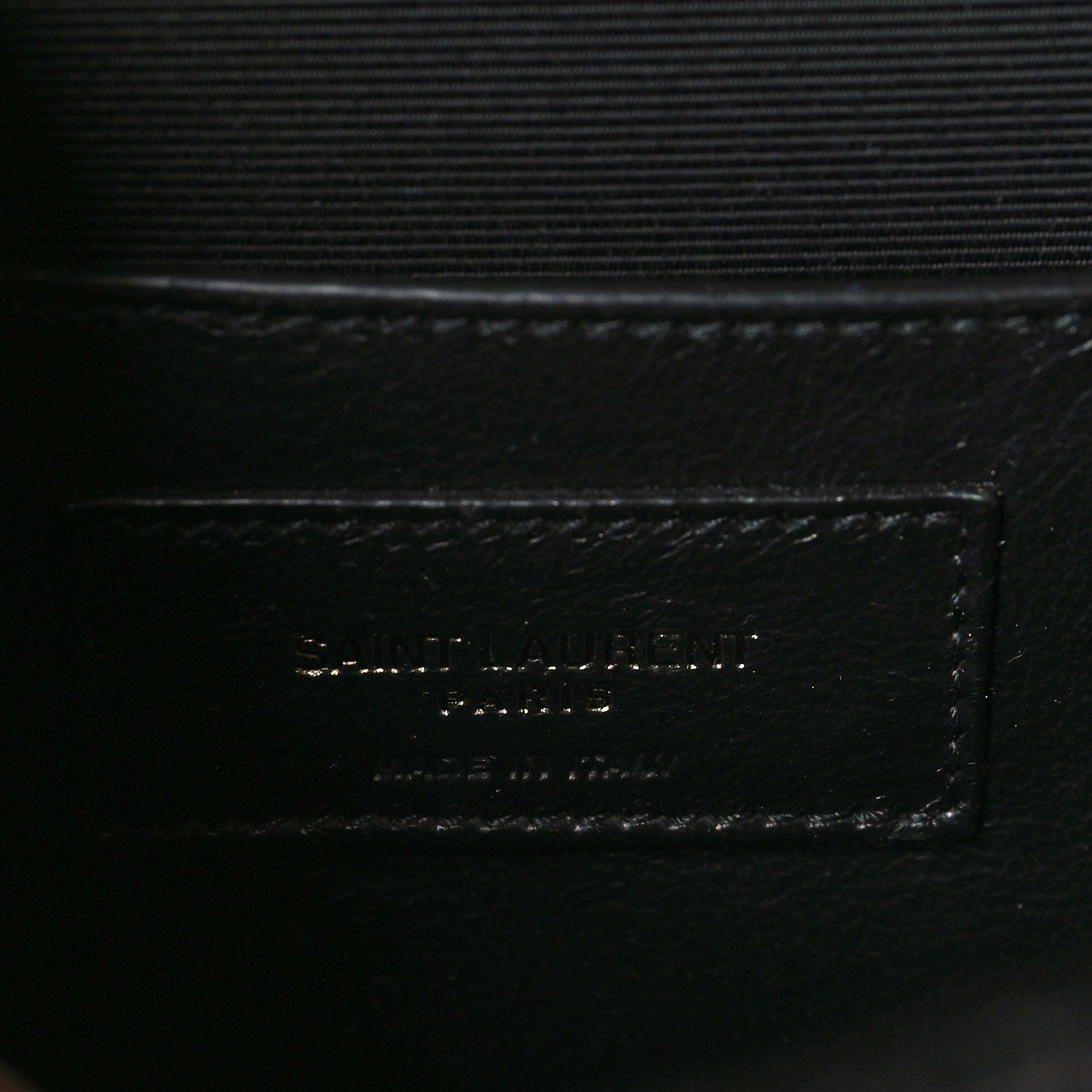 Saint Laurent Grain De Poudre Textured Mixed Matelasse Triquilt Small Monogram Monochrome Satchel Black 6 of 9