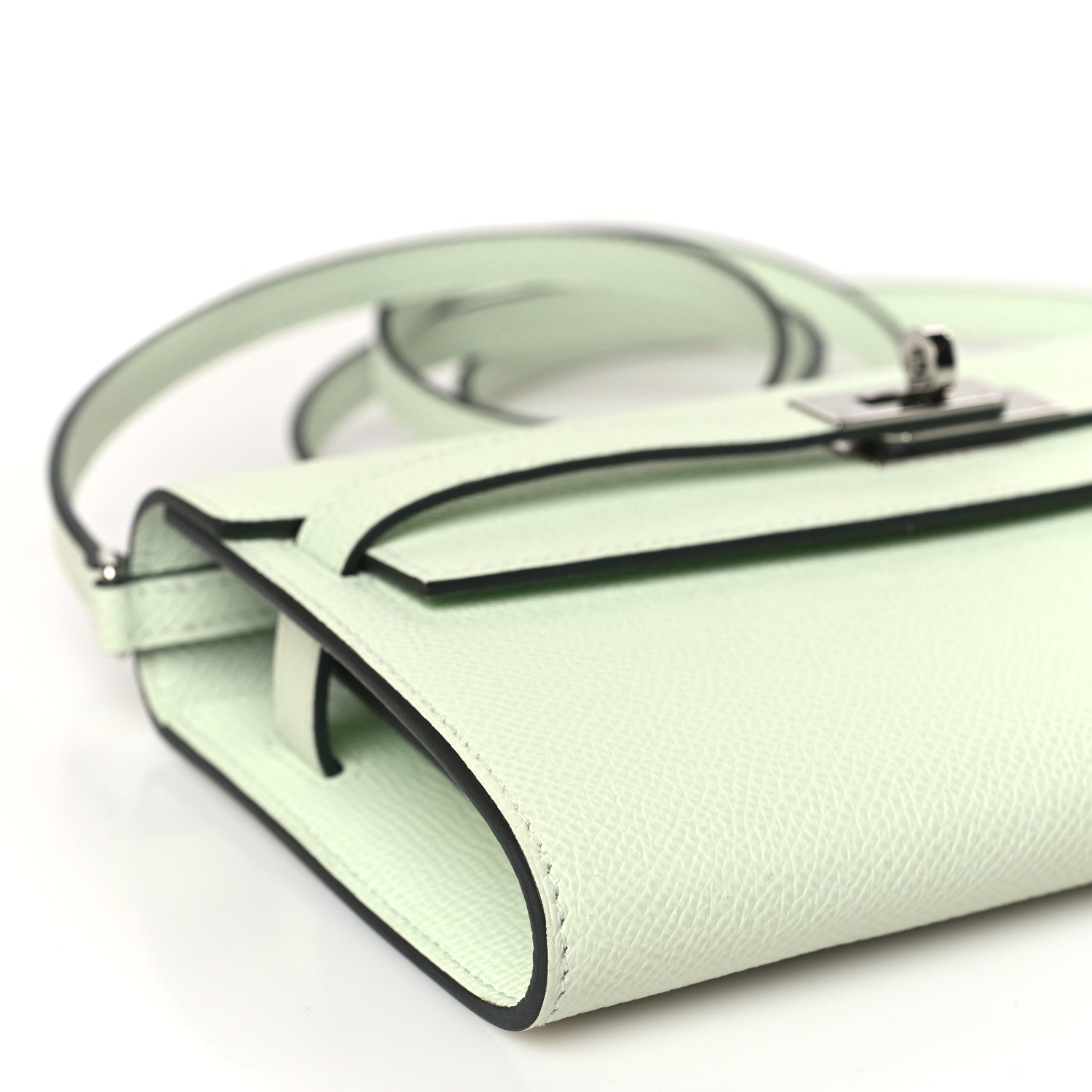 Hermes Epsom Kelly Wallet To Go Vert Fizz 7 of 9