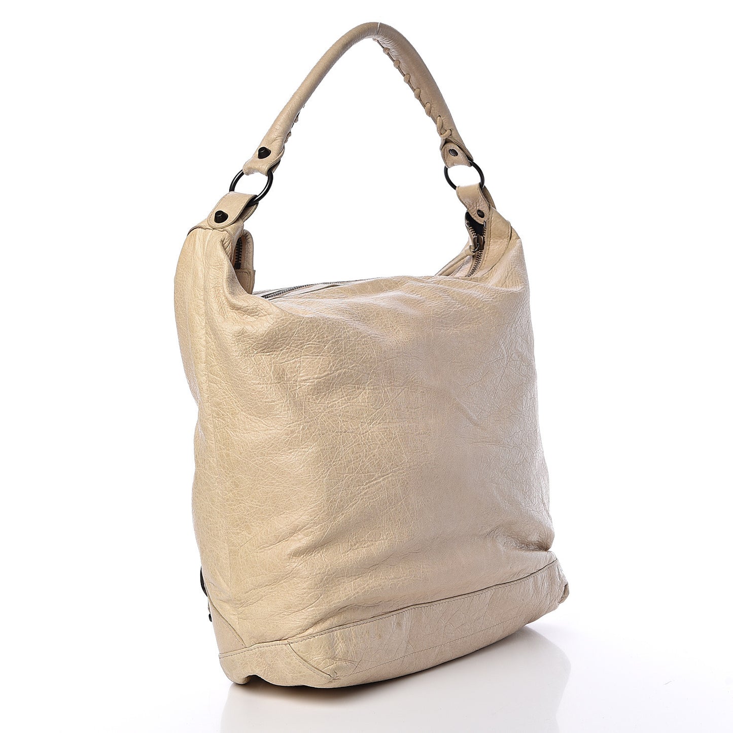 Agneau Classic Hardware Day Hobo Praline