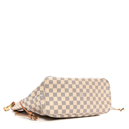 Louis Vuitton Damier Azur Braided Neverfull MM Orange 4 of 15