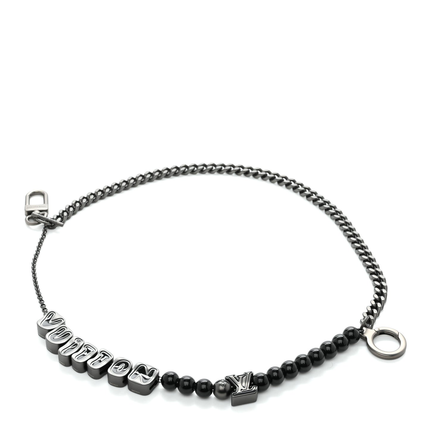 Ruthenium Vuitton Chain Belt