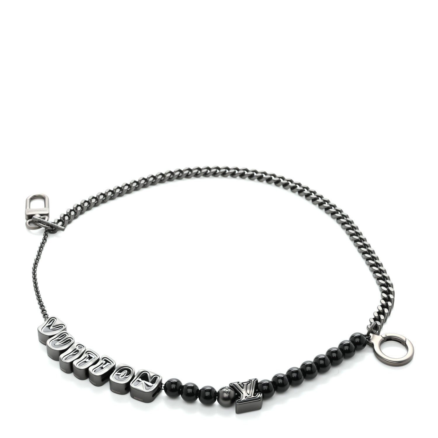 Louis Vuitton Ruthenium Vuitton Chain Belt 1 of 4