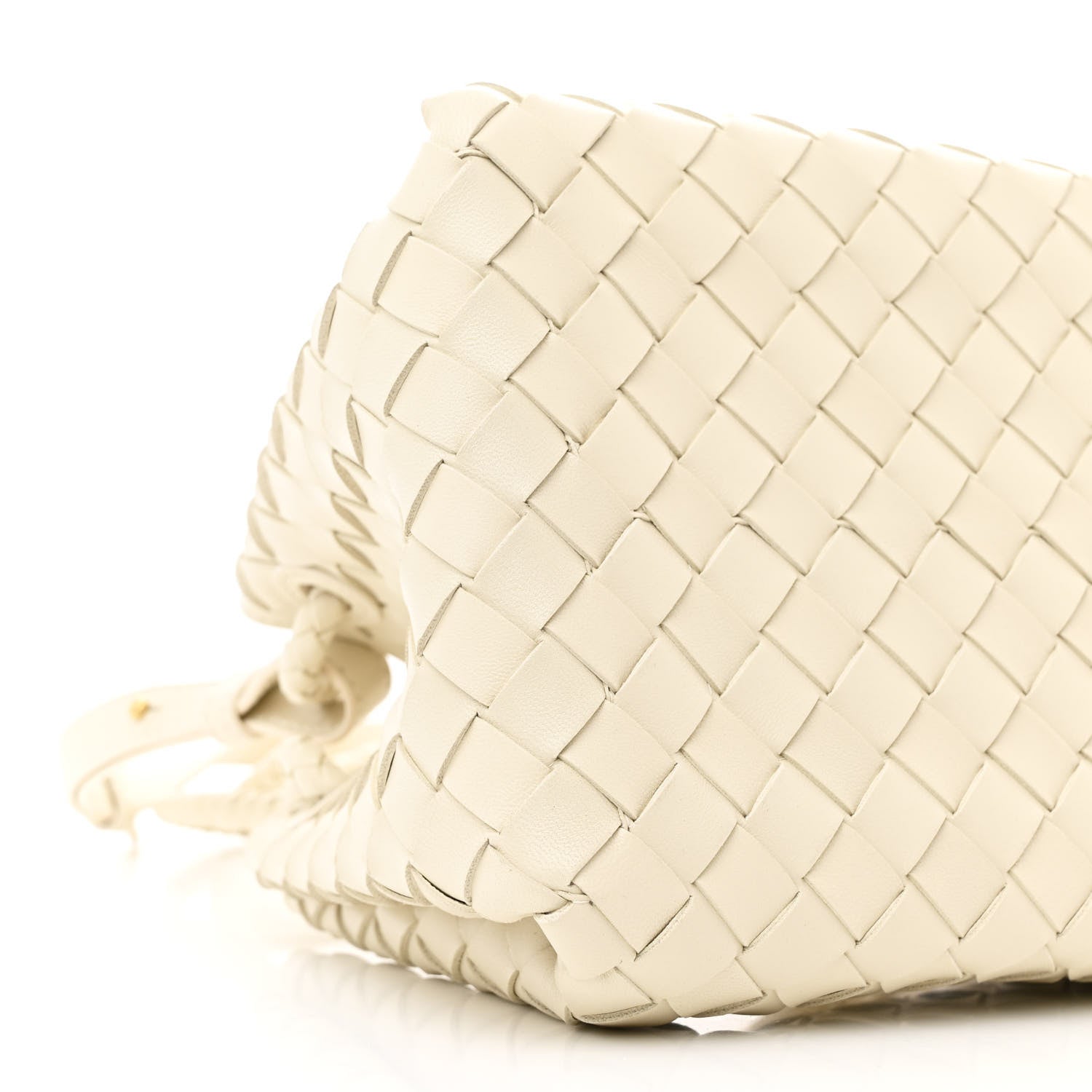 Bottega Veneta Nappa Intrecciato Small Parachute Shoulder Bag Sea Salt 8 of 10