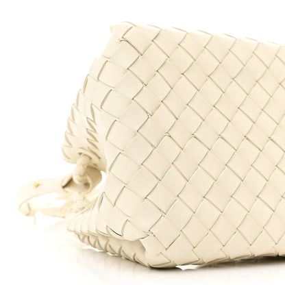 Bottega Veneta Nappa Intrecciato Small Parachute Shoulder Bag Sea Salt 8 of 10