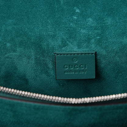 Gucci GG Supreme Monogram Embroidered Medium Dionysus Shoulder Bag Emerald 7 of 12