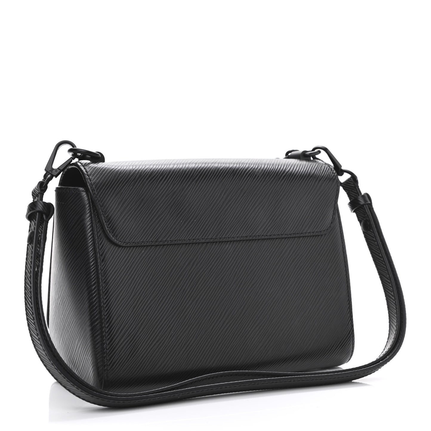 Epi Twist Shoulder Bag MM Matte Black
