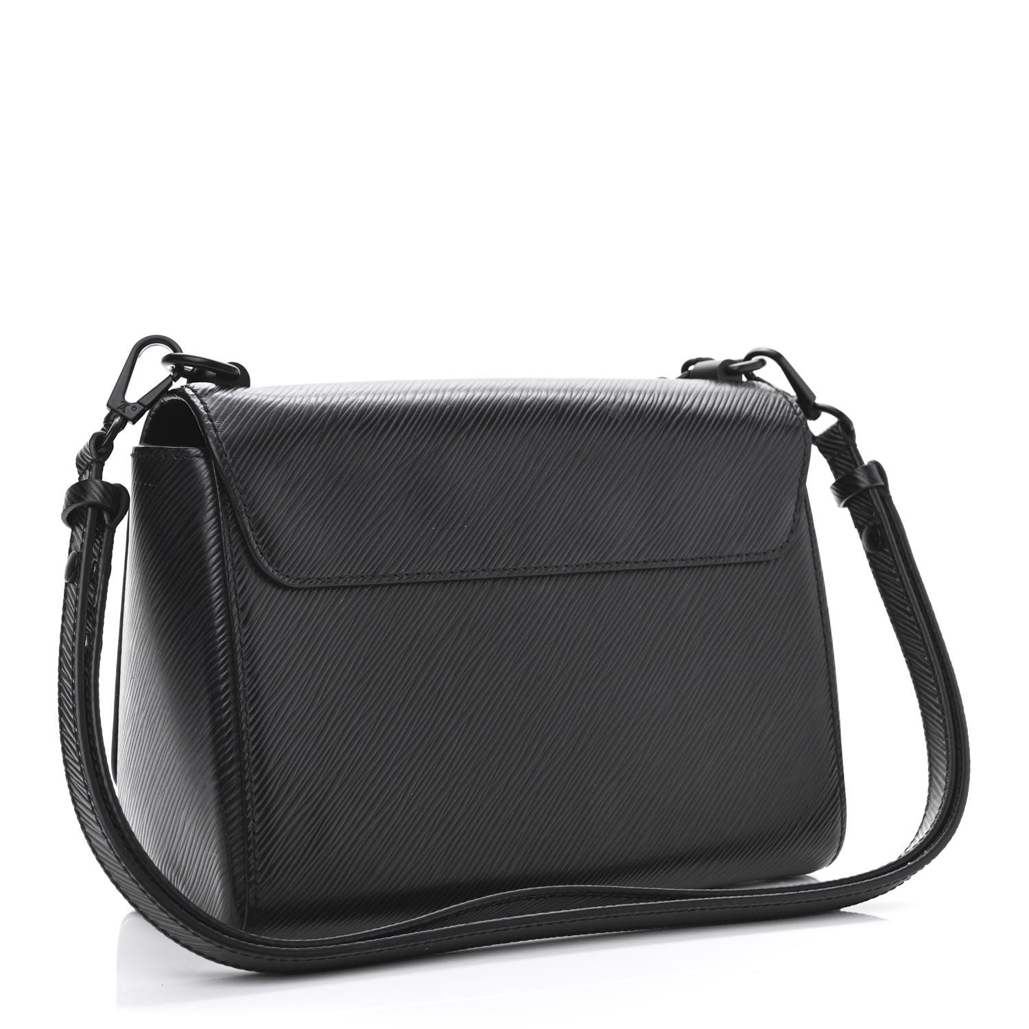Louis Vuitton Epi Twist Shoulder Bag MM Matte Black 3 of 10