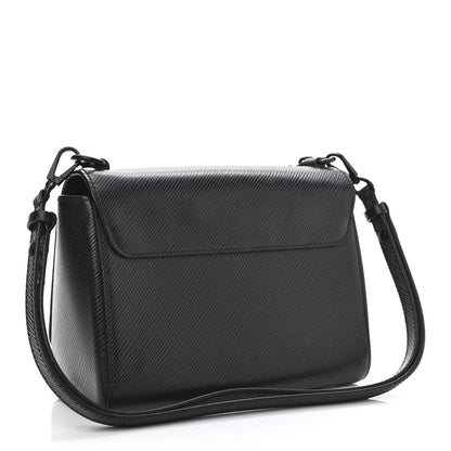 Louis Vuitton Epi Twist Shoulder Bag MM Matte Black 3 of 10
