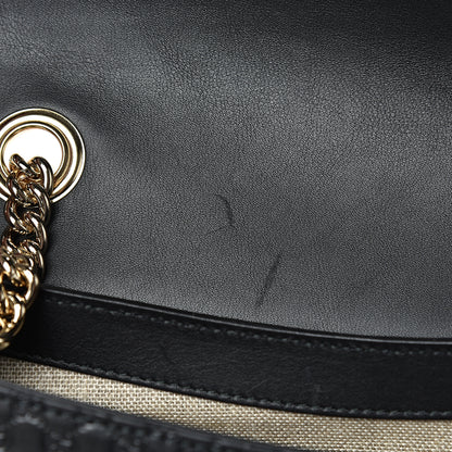 Gucci Microguccissima Medium Emily Chain Shoulder Bag Black 12 of 12
