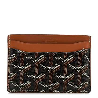 Goyard Goyardine Saint Sulpice Card Holder Black Gold 1 of 9