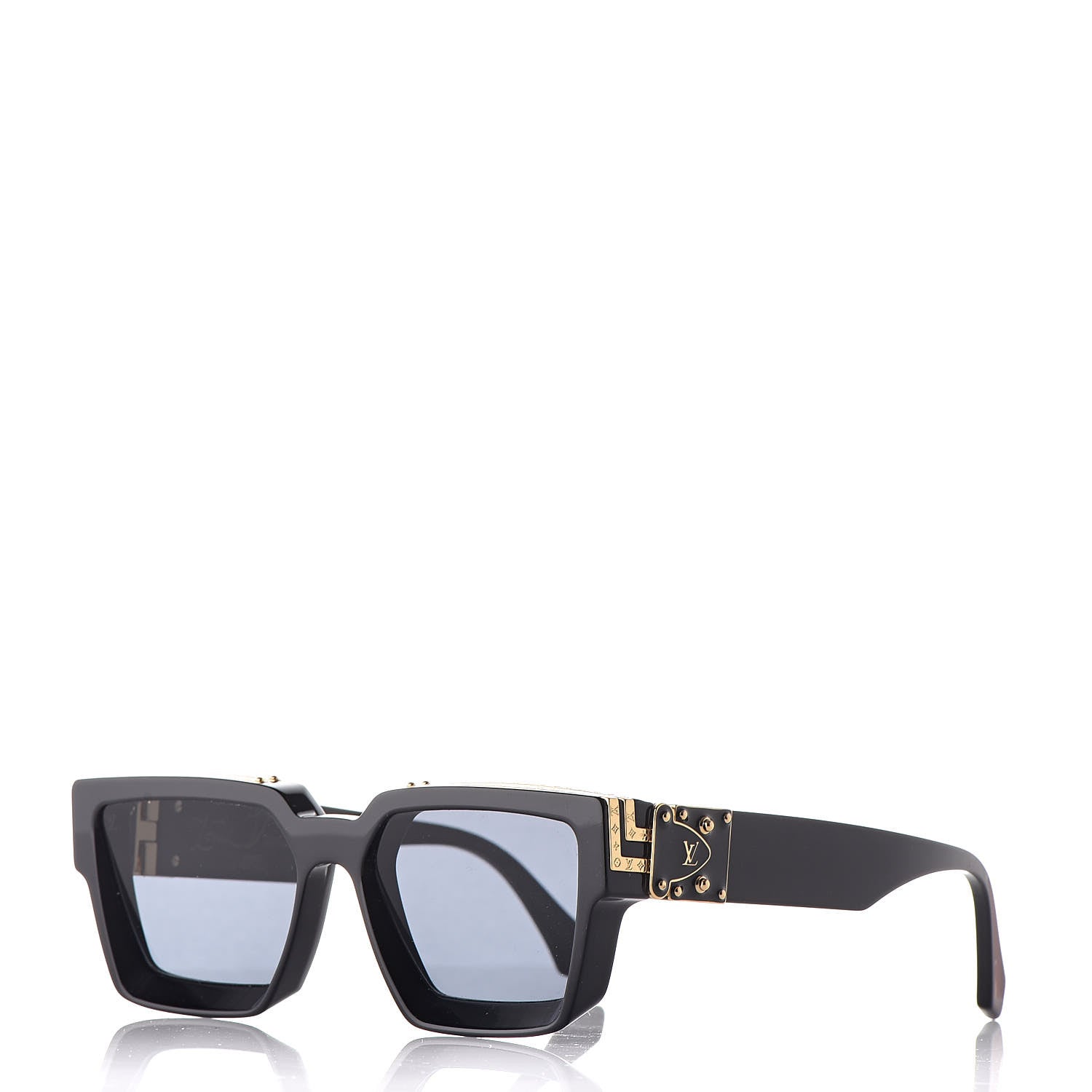 Louis Vuitton Acetate 1.1 Millionaires Sunglasses Z1165W Black 1 of 8