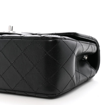 Chanel Lambskin Quilted Mini Rectangular Flap Black 10 of 10