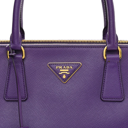 Prada Saffiano Medium Galleria Double Zip Tote Viola 9 of 12