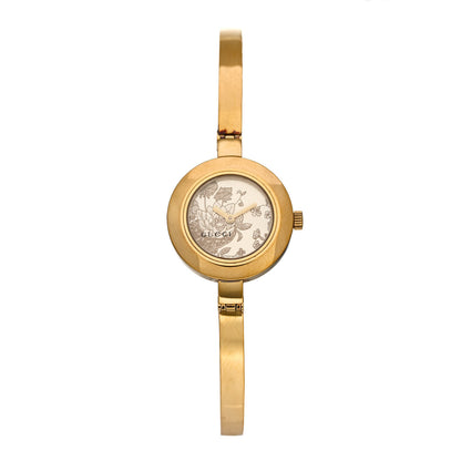 Gucci Stainless Steel 25mm 105 Series Floral Quartz Watch 1 of 4