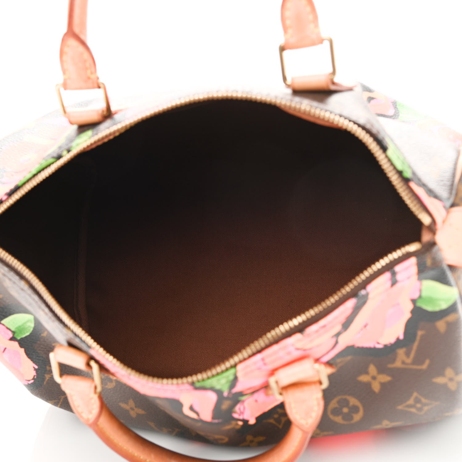 Louis Vuitton Monogram Roses Speedy 30 5 of 16