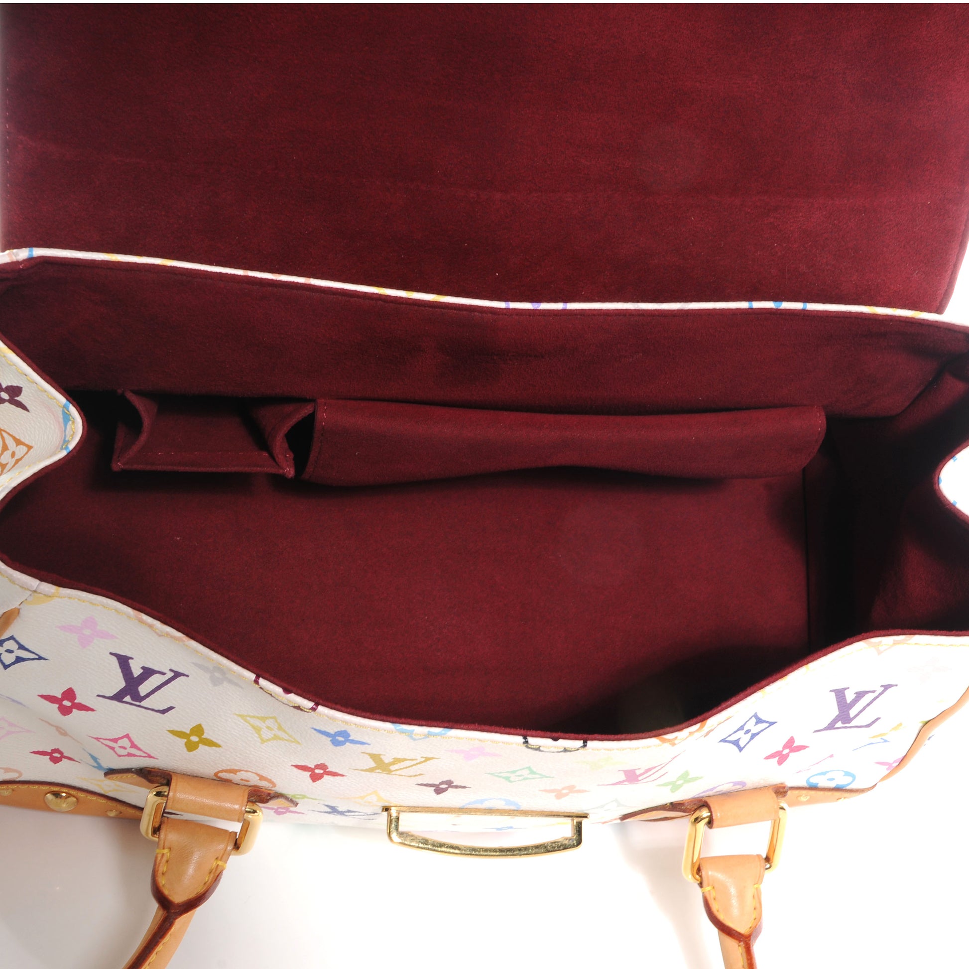 Louis Vuitton Monogram Multicolor Beverly GM White 5 of 9