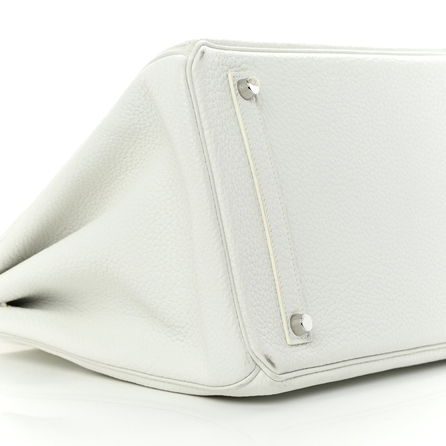 Taurillon Clemence Birkin 35 White