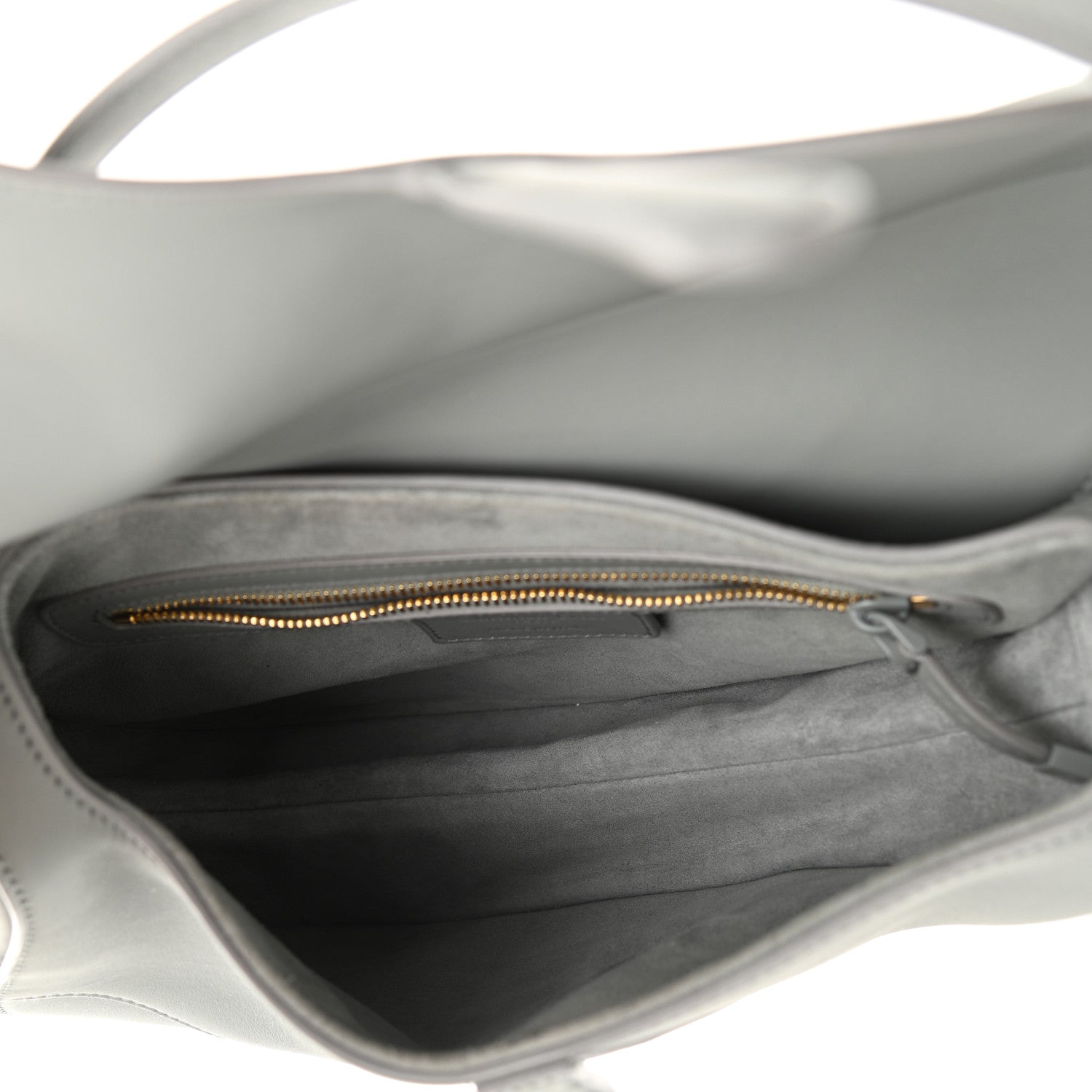 Christian Dior Ultra Matte Calfskin Saddle Bag Grey 4 of 9