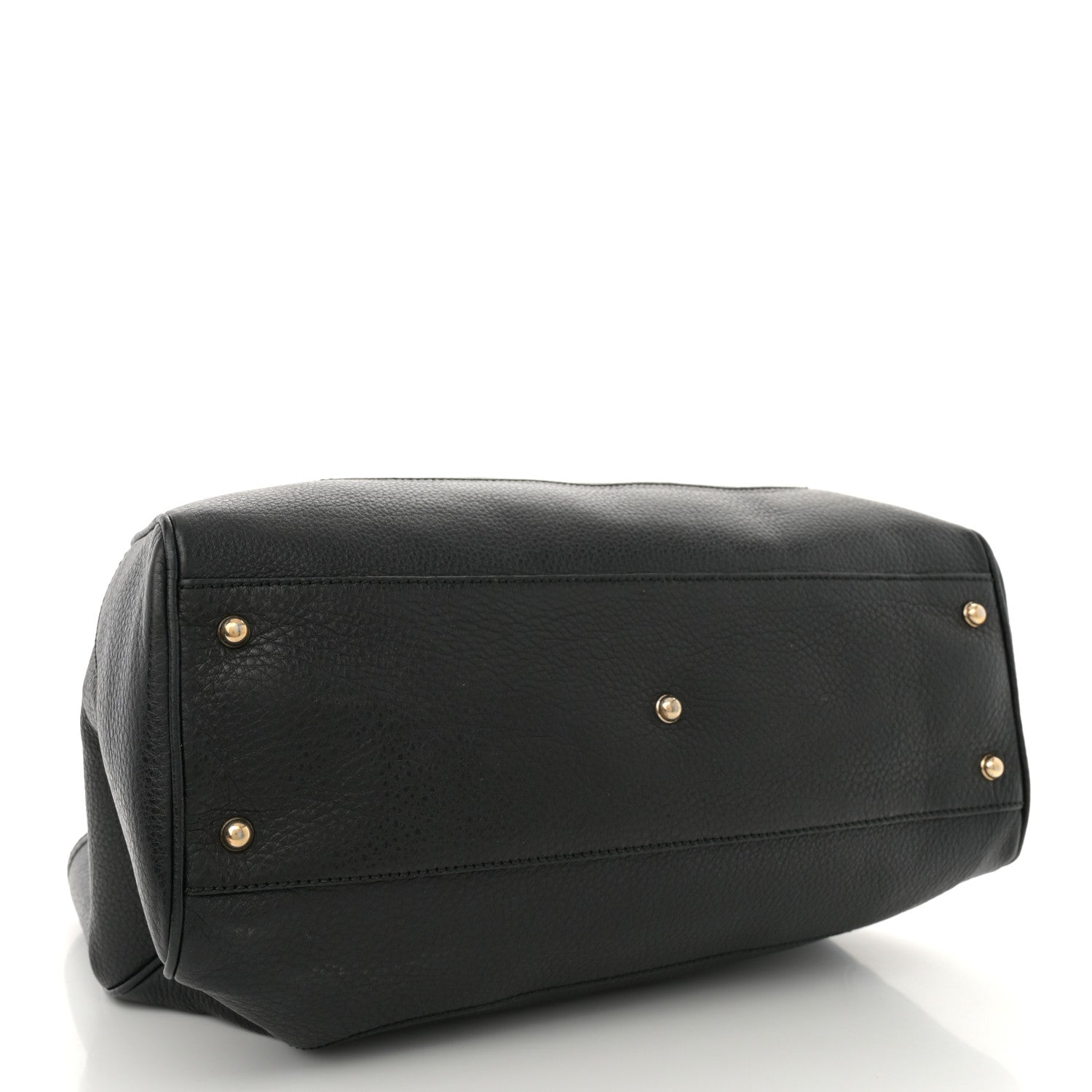 Gucci Grained Calfskin Medium Diana Bamboo Top Handle Tote Black 4 of 14