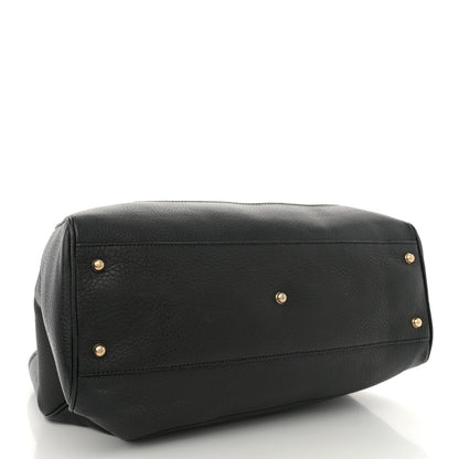 Gucci Grained Calfskin Medium Diana Bamboo Top Handle Tote Black 4 of 14