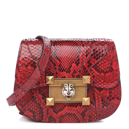 Gucci Elaphe Radiata Small Osiride Shoulder Bag Hibiscus Red 1 of 10
