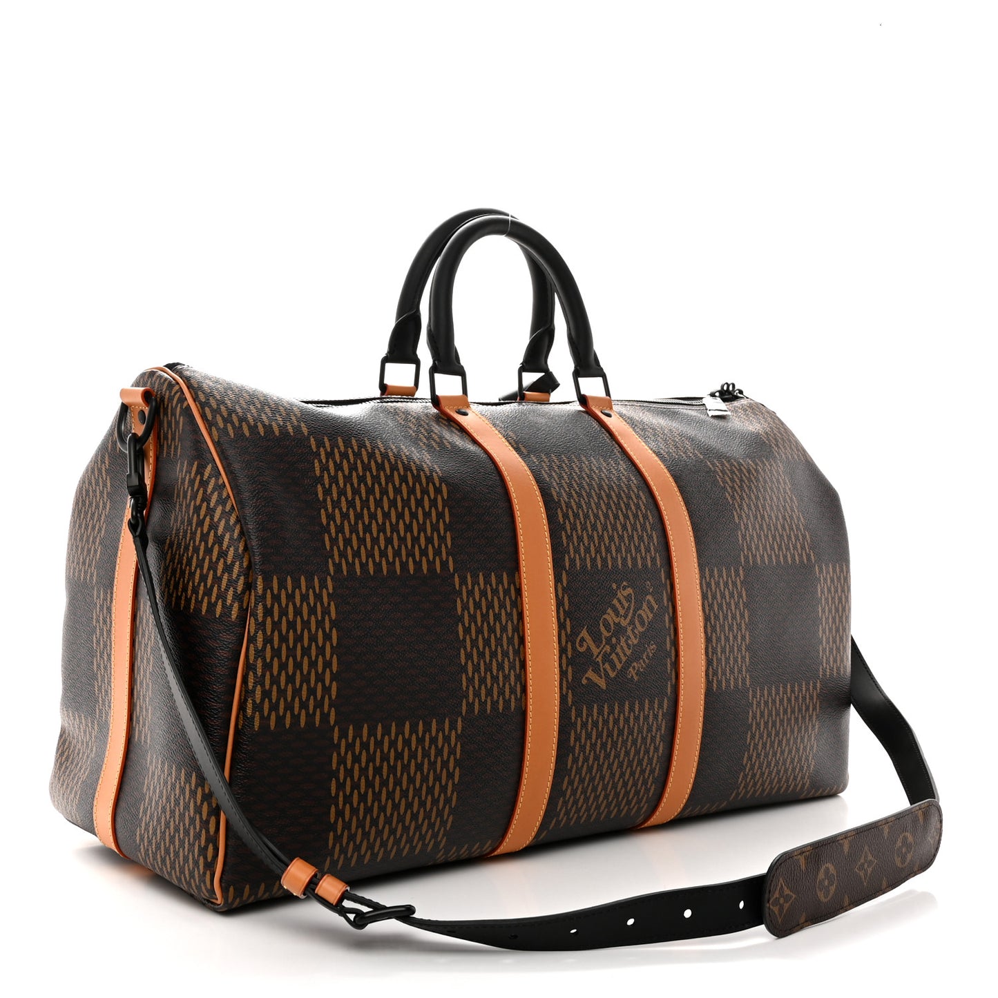 x Nigo Giant Damier Ebene Monogram Keepall Bandouliere 50