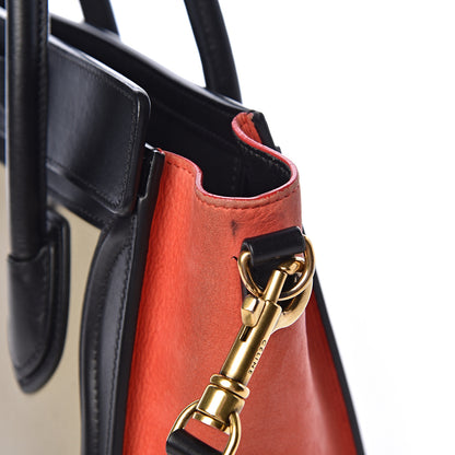 Celine Smooth Calfskin Nano Tri-Color Luggage Beige 12 of 16