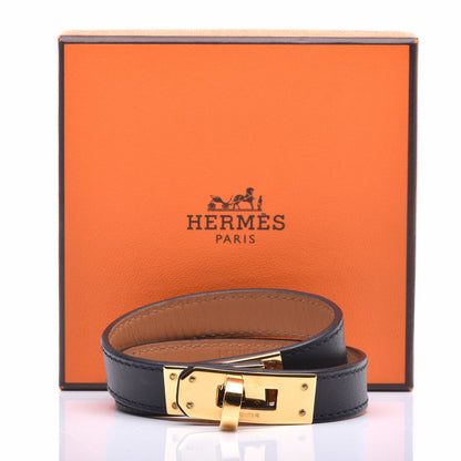 Hermes Chamonix Kelly Double Tour Bracelet S Black 7 of 7