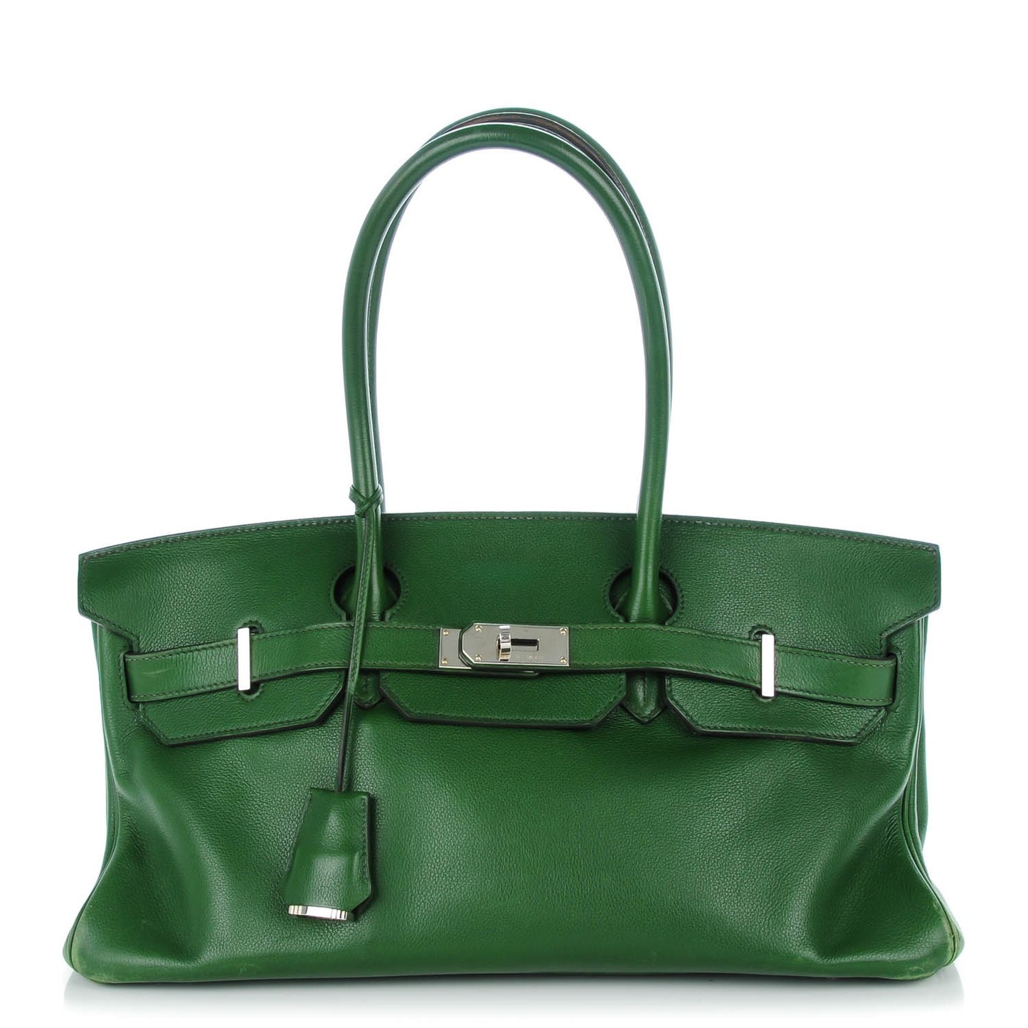 Evergrain JPG Shoulder Birkin II 42 Vert Laurier
