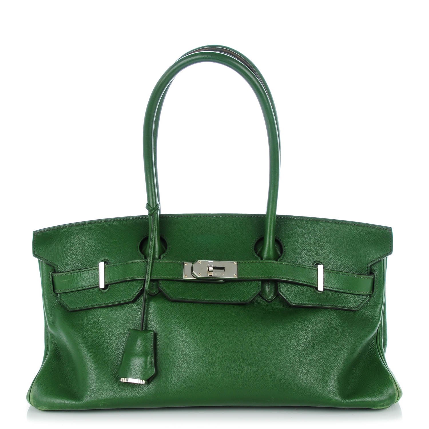 Hermes Evergrain JPG Shoulder Birkin II 42 Vert Laurier 1 of 27