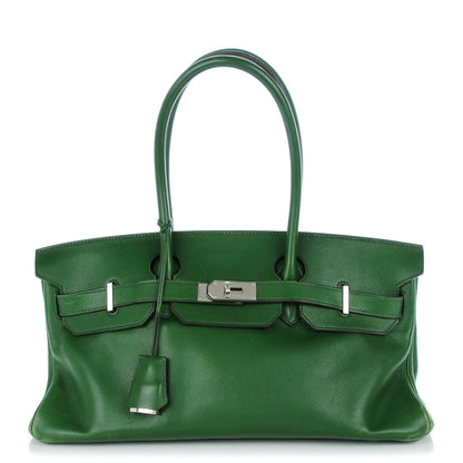 Hermes Evergrain JPG Shoulder Birkin II 42 Vert Laurier 1 of 27