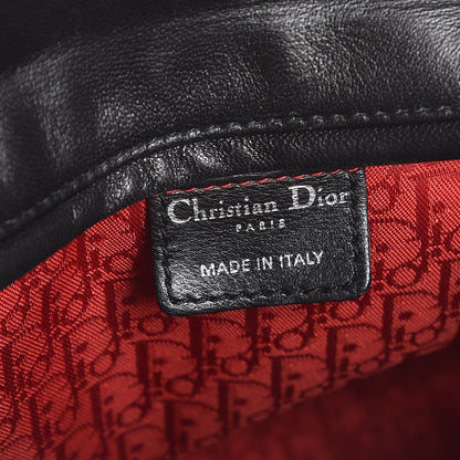 Christian Dior Lambskin Cannage Medium Lady Dior Black 7 of 8